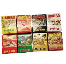 Miniposer Haribo Mix - 1.000 poser. Gratis levering 